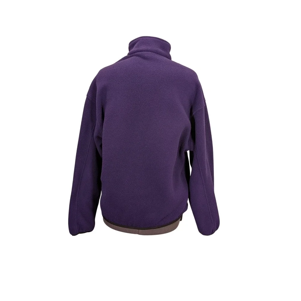 Vintage Speedo Purple Fleece Jacket Mens Small‎ Full Zip Athletic Outdoor